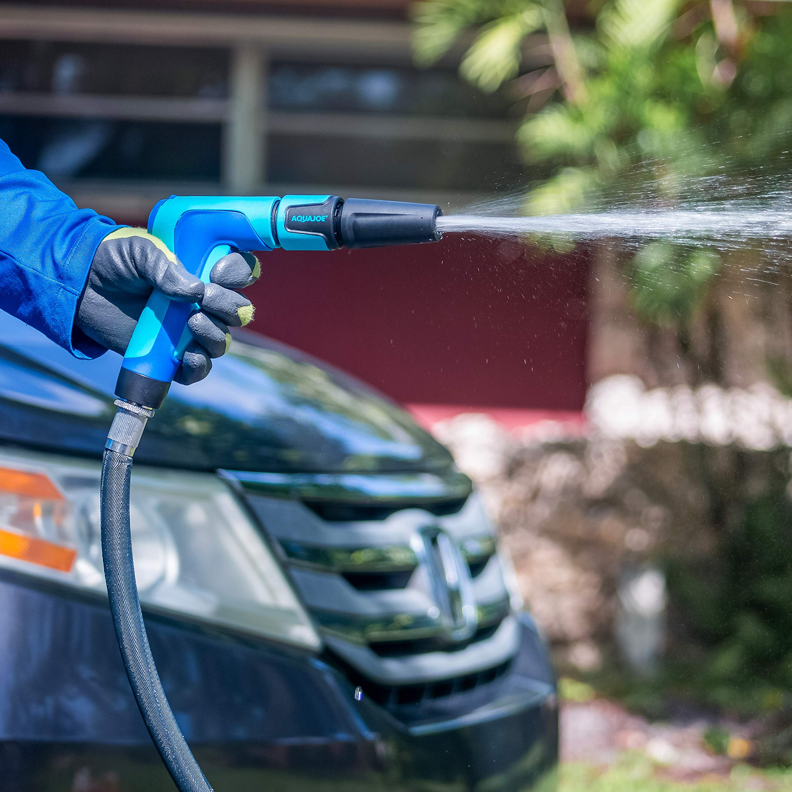 Restored Aqua Joe AJ-SPXN 2-in-1 Hose-Powered Adjustable Foam Cannon Spray Gun Blaster with Spray Wash Quick-Connect to Any Garden Hose (Refurbished) - Image 8
