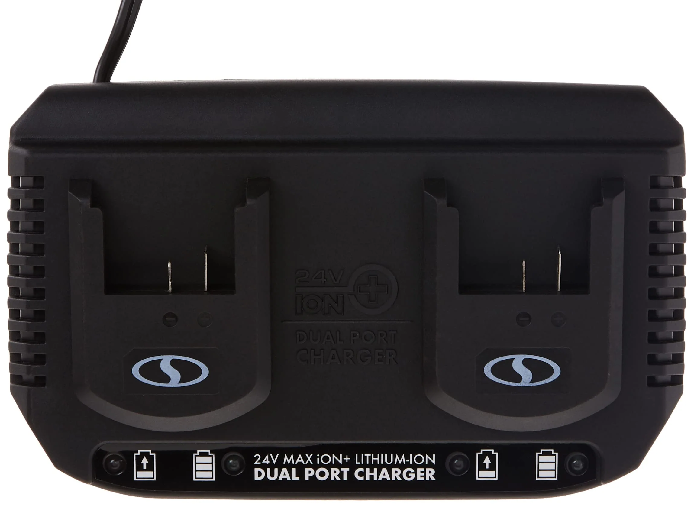 Restored Snow Joe 24VCHRG-DPC | 24V IONMAX Dual Port Quick Charge Docking Station| Certified Authentic (Refurbished) - Image 4