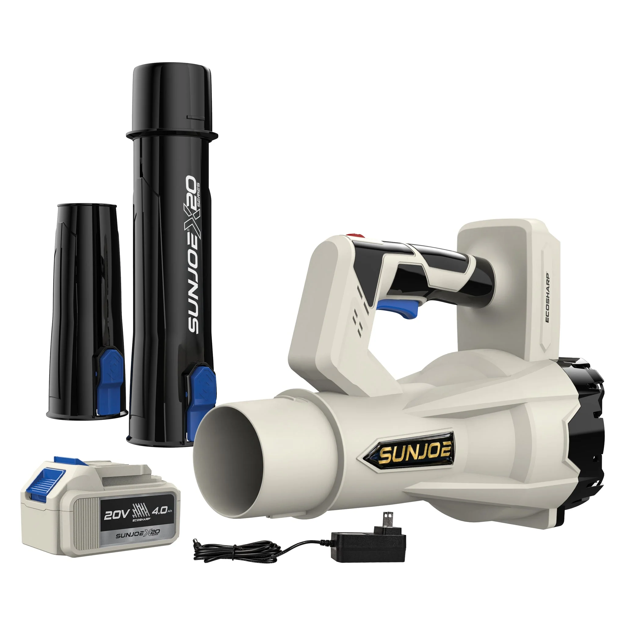 Restored Sun Joe 20V Cordless Multi-Purpose Blower | 400 CFM | W/ 4000 mAh Battery (4.0-Amp) + Charger (Refurbished) - Image 2