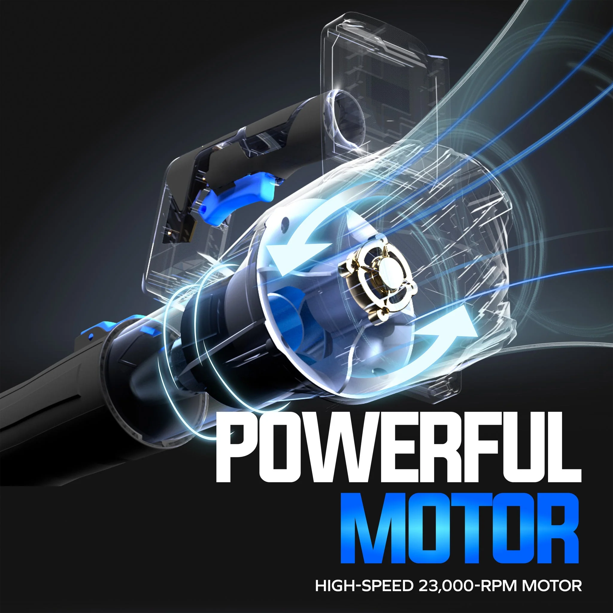 Restored Sun Joe 20V Cordless Multi-Purpose Blower | 400 CFM | W/ 4000 mAh Battery (4.0-Amp) + Charger (Refurbished) - Image 4