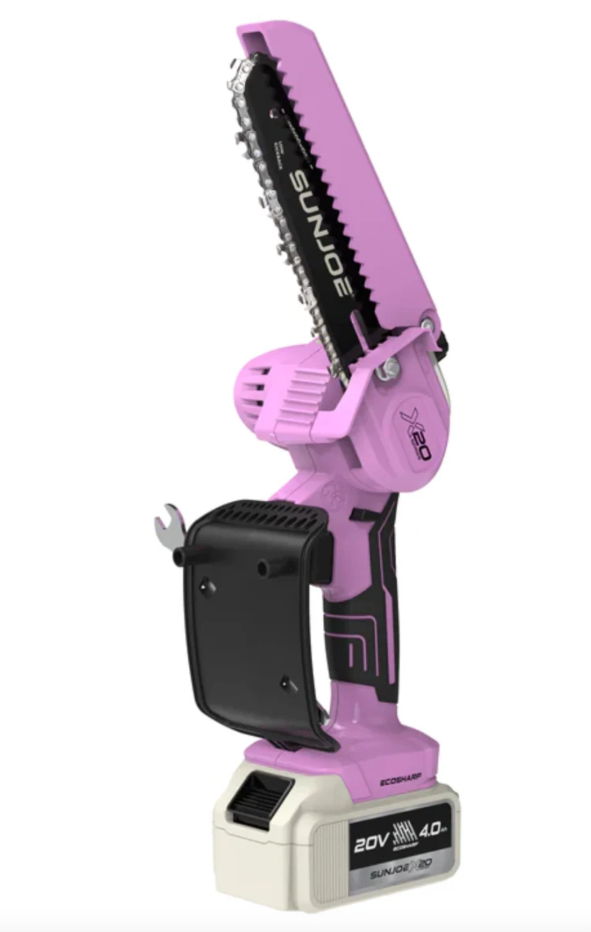 Restored Sun Joe 20V Cordless X20 Handheld Pruning Saw | 6-inch | 550W Brushless Motor | W/ 4.0-Ah Battery + Charger | Black (Refurbished) - Image 4