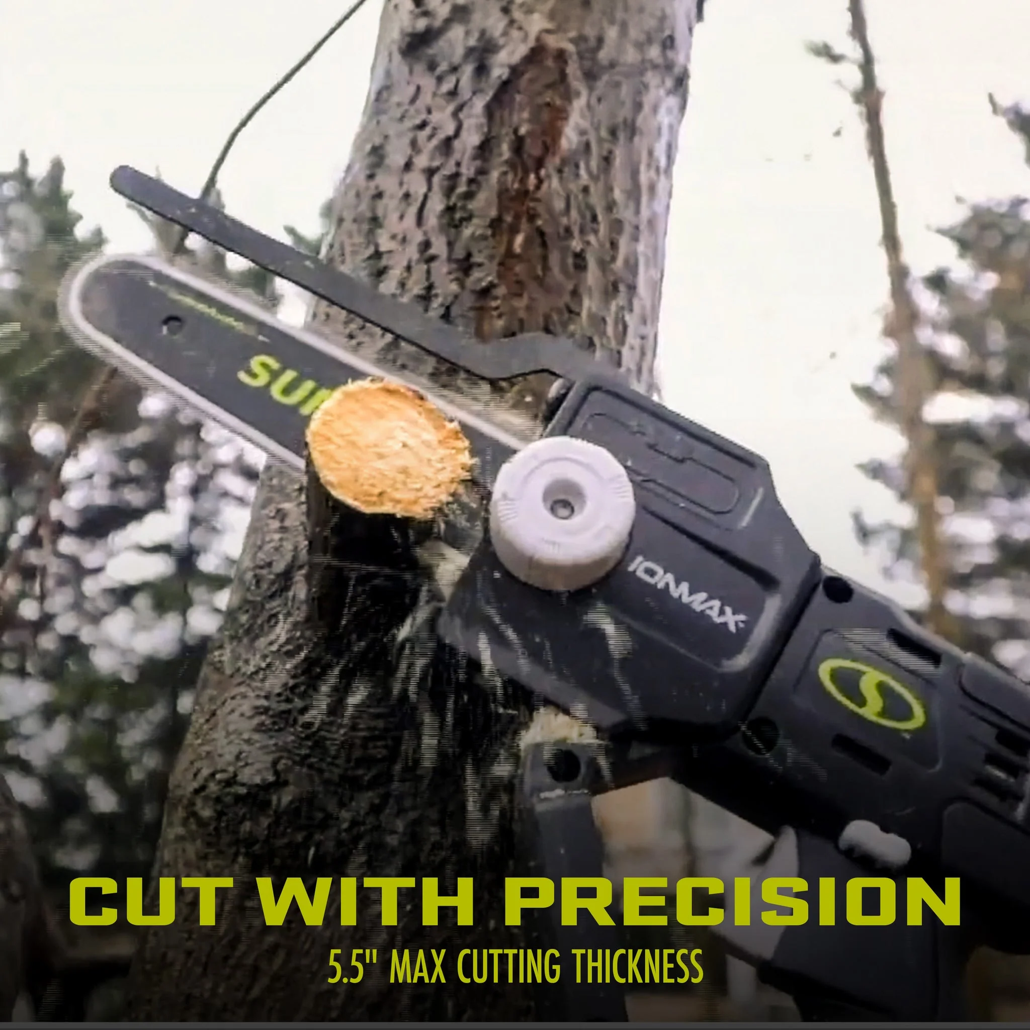 Restored Sun Joe 24V-HCSWP-6-LTE | 24-Volt* IONMAX Cordless Telescoping Pole Pruning Saw Kit | 4000 RPM | W/ 2.0-Ah Battery + Charger (Refurbished) - Image 7