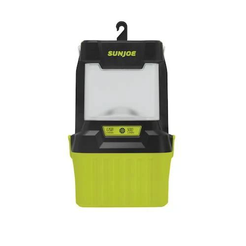 Restored Sun Joe 24V-LGT500-LTE | 24-Volt IONMAX Cordless LED Lantern | 4 Light Modes | Waterproof Casing | W/ 2.0-Ah Battery + Charger (Refurbished) - Image 3