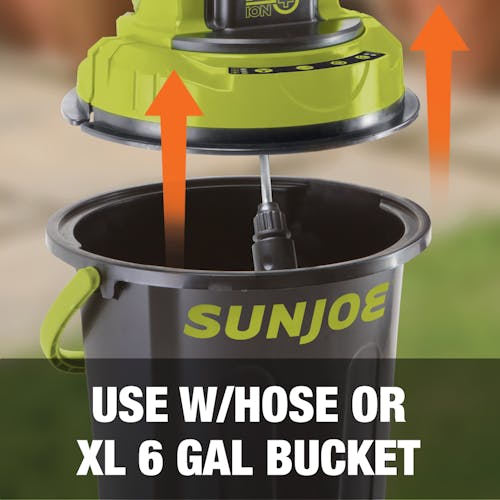 Restored Sun Joe 24V-MSTFAN-LTE 24-Volt iON+ Cordless Indoor/Outdoor Misting Fan Kit W/ 6-Gallon Portable Bucket | 60 Sq. Ft. Coverage | W/ 2.0-Ah Battery + Charger Refurbished - Image 3