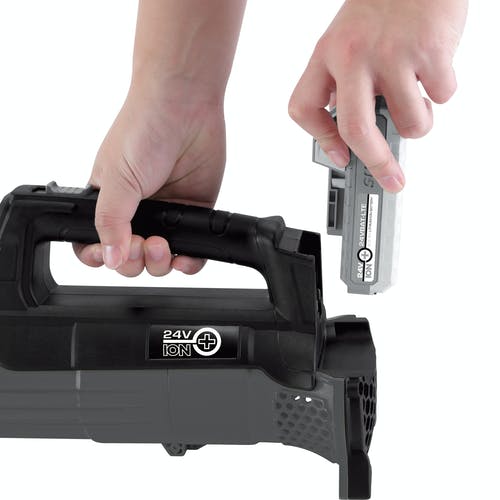 Restored Sun Joe 24V-TB-LTE 24-Volt iON Cordless Compact Turbine Jet Blower, Kit (w/ 2.0-Ah Battery + Quick Charger) (Remanufactured) - Image 14