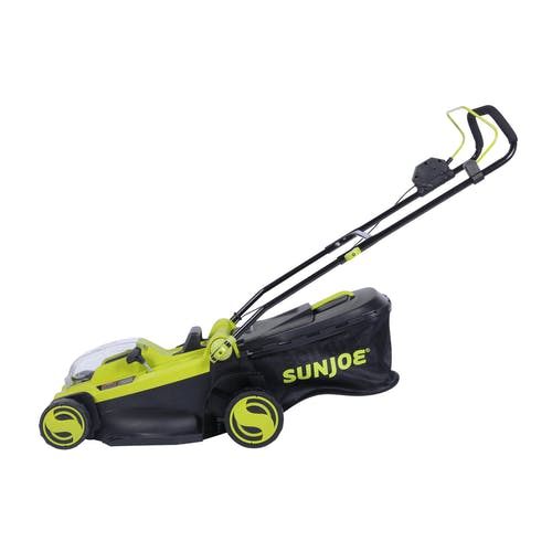 Restored Sun Joe 24V-X2-17LM | Battery Mulching Lawn Mower | 670 W Brushless Motor | 17 in | Grass Catcher | 48V iON | (Refurbished) - Image 4