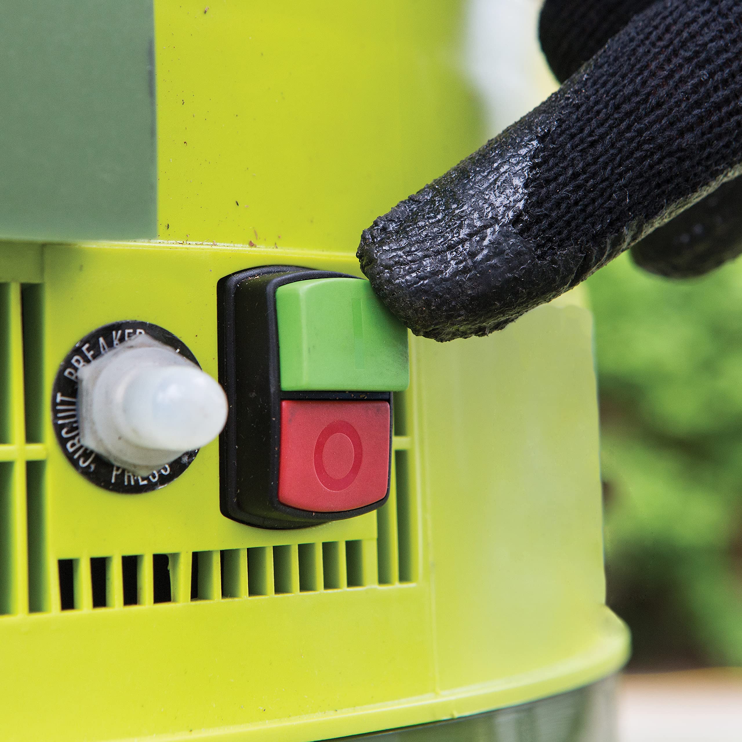 Restored Sun Joe SDJ616 | Electric Leaf Mulcher/Shredder | 13-Amp | 16:1 Reduction Ratio | 8,000-RPM | Mulch up to 55-Gallons per Minute | Adjustable Control Dial | Green (Refurbished) - Image 4