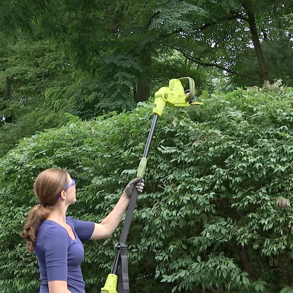 Restored Sun Joe SJH902E 21-in 4-Amp Multi-Angle Electric Telescoping Pole Hedge Trimmer (Refurbished) - Image 7
