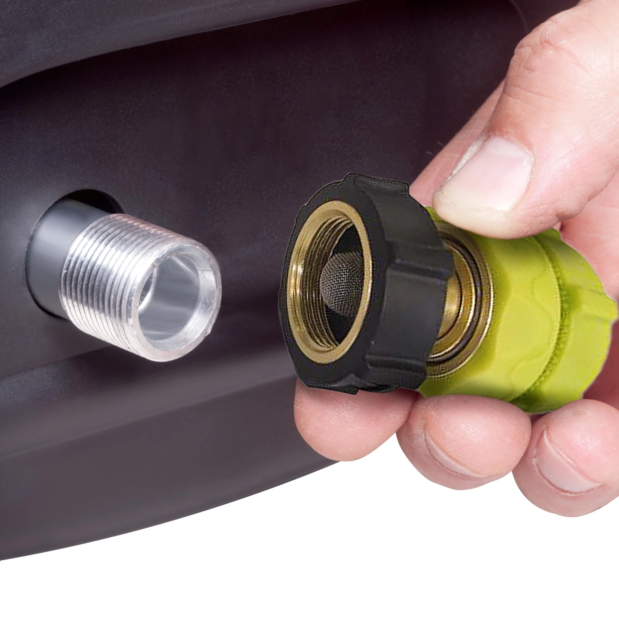 Restored Sun Joe SPX-UQC | Universal Brass/Aluminum Pressure Washer Garden Hose Quick-Connect Kit (Refurbished) - Image 3