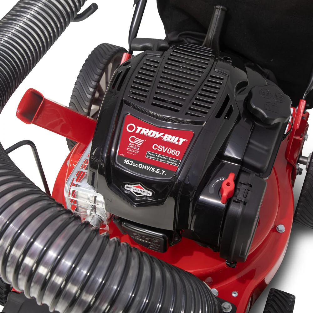 Restored Troy-Bilt CSV060 Chipper Shredder Vacuum | 163cc Briggs & Stratton Engine (Refurbished) - Image 5
