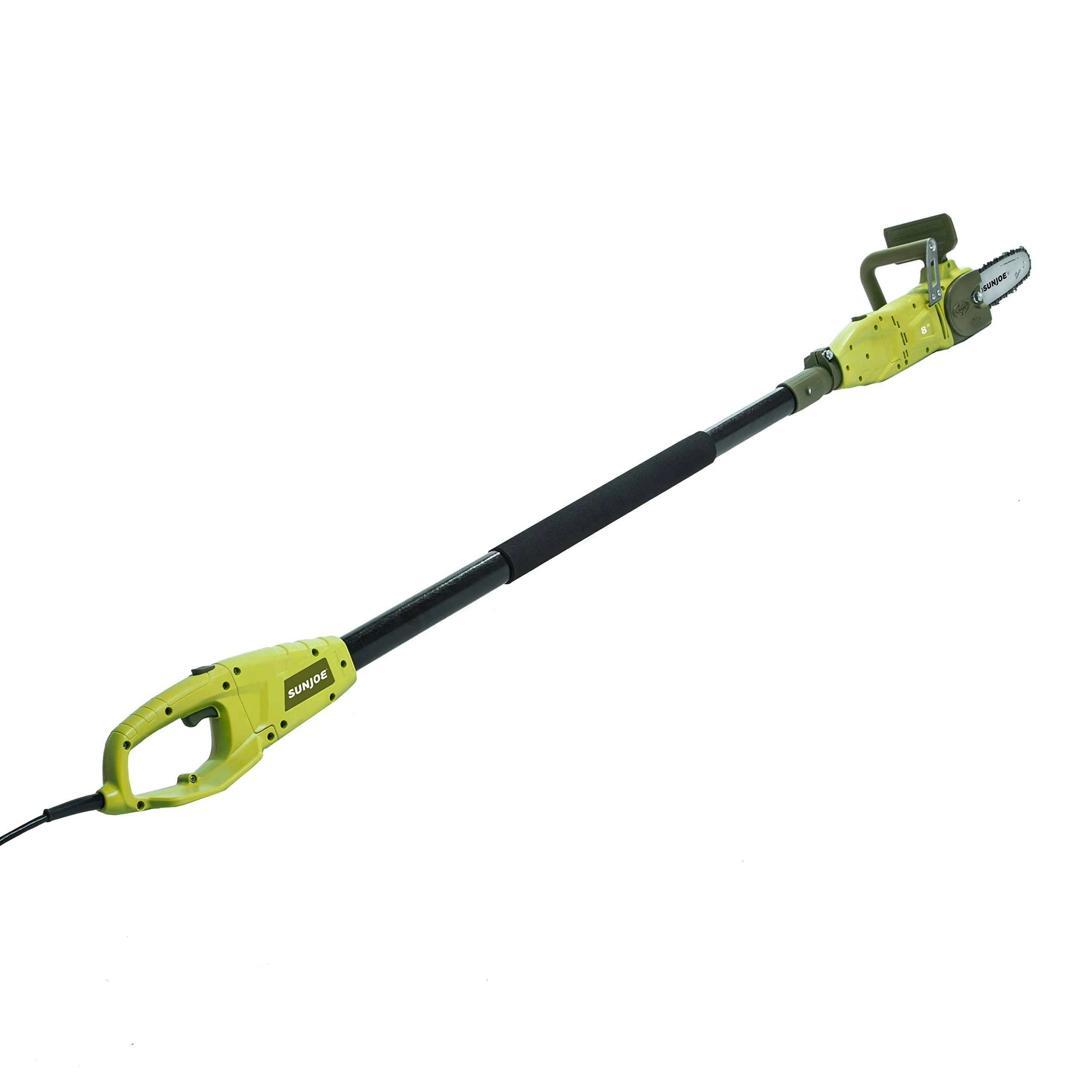 Restored Sun Joe SWJ806E 8-Inch 8.0 Amp 2-in-1 Convertible Pole Chain Saw, Green  [Remanufactured] - Image 3