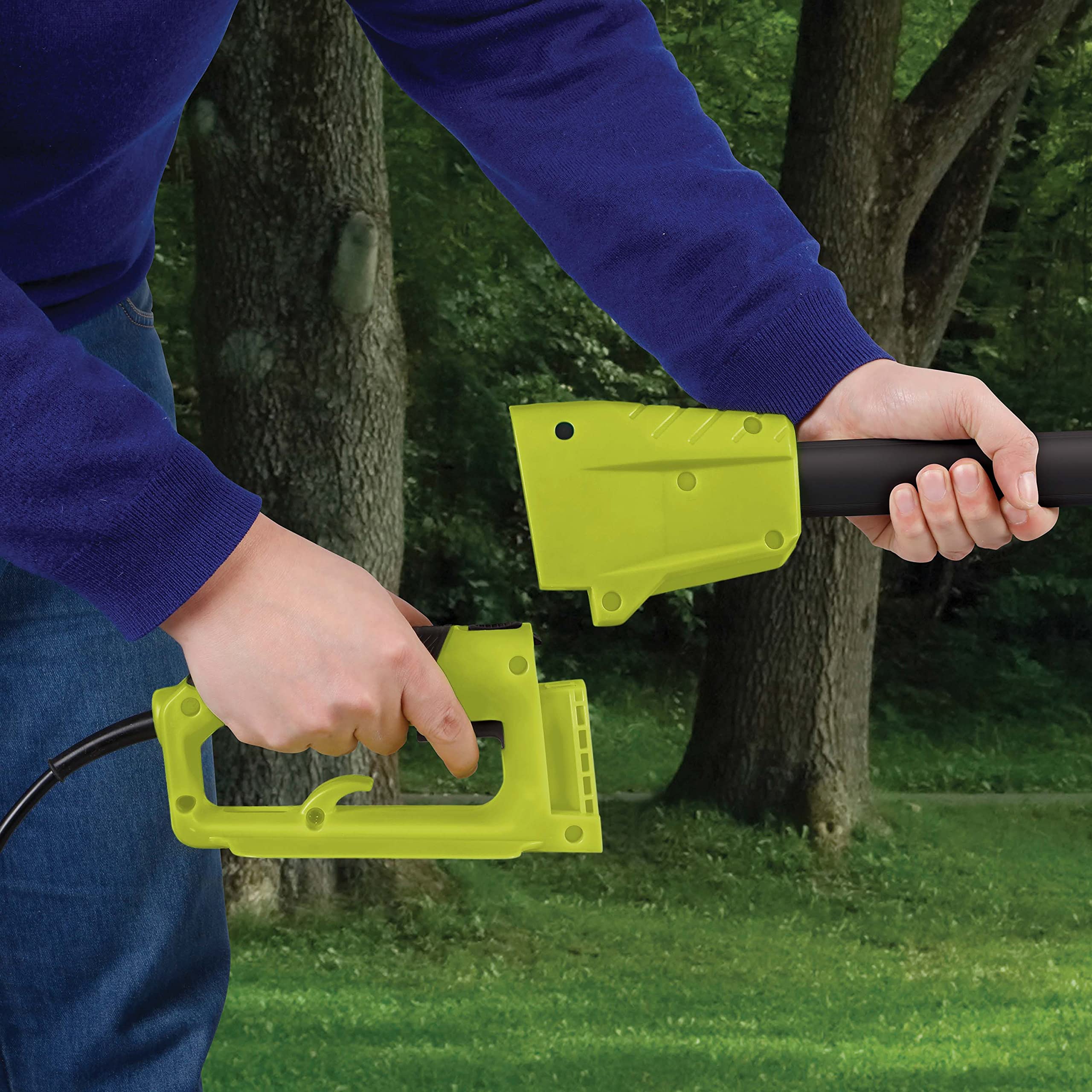 Restored Sun Joe SWJ806E 8-Inch 8.0 Amp 2-in-1 Convertible Pole Chain Saw, Green  [Remanufactured] - Image 6